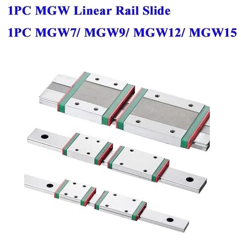 MGW7C/H 100-1000mm 1PC Miniature Linear Guide+1 Pcs Rail Block ﻿(MGW7H,200mm) in Saudi Arabia