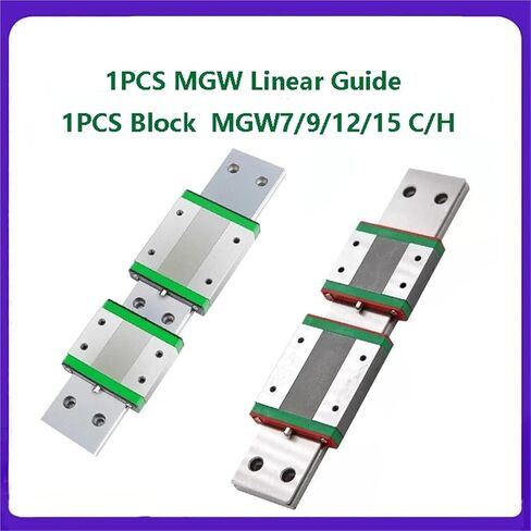 MGW9H 100-1000mm 1* Miniature Guide Rail Guide+1 Pcs Linear Block(250mm) in Saudi Arabia