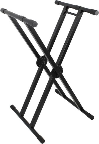 حافظة ProX X-KSD200 DJ/حامل لوحة المفاتيح بنمط X مزدوج مع قفل سهل Ergo in Kuwait