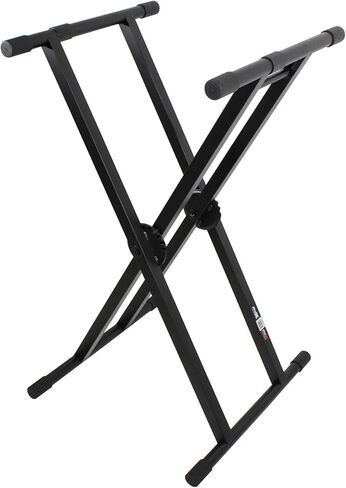 حافظة ProX X-KSD200 DJ/حامل لوحة المفاتيح بنمط X مزدوج مع قفل سهل Ergo in Kuwait