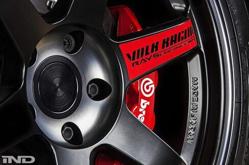 Montree Shop JDM Reflective Rays Volk Racing TE37SL Wheel Sticker Decal red Black letterDrift in Kuwait
