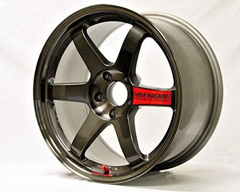 Montree Shop JDM Reflective Rays Volk Racing TE37SL Wheel Sticker Decal red Black letterDrift in Kuwait