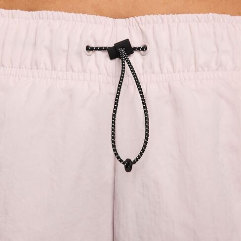 Nike Sportswear Essential Women's Woven High-Rise Shorts (Platinum Violet/Sail, DM6247-019) Size X-Small in Kuwait