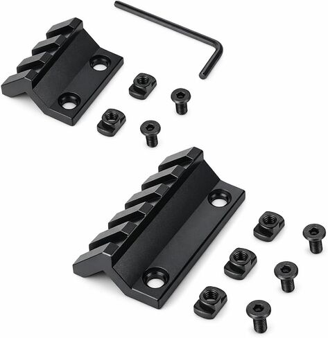 Gotical Standard M-LOK 45 Degree Offset Accessories Weaver Mount 5 Slots Offset Accessories in Saudi Arabia