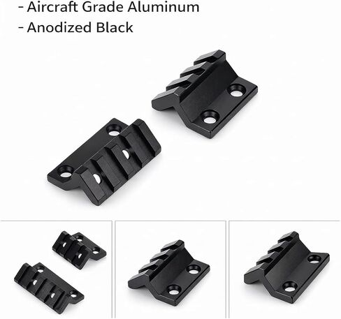 Gotical Standard M-LOK 45 Degree Offset Accessories Weaver Mount 5 Slots Offset Accessories in Saudi Arabia