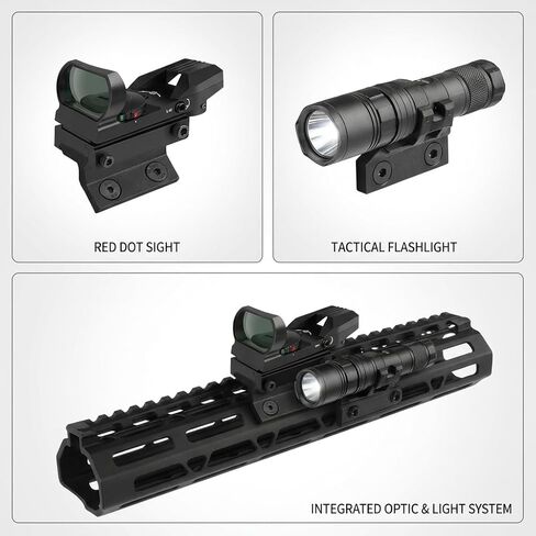 Gotical Standard M-LOK 45 Degree Offset Accessories Weaver Mount 5 Slots Offset Accessories in Saudi Arabia