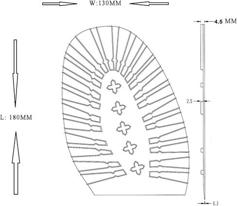 Rubber Boot Sole Replacement Kit, Full Heel and Toe Caps in Saudi Arabia