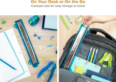 Bostitch Office Ring Binder 3 فتحات للثقب، 5 أوراق، تتضمن ثقبًا واحدًا بألوان متنوعة (RBHP-4C) in Kuwait