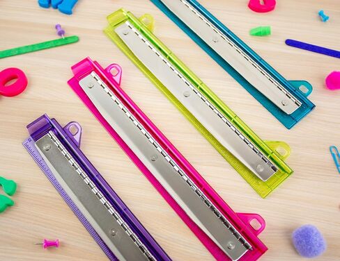 Bostitch Office Ring Binder 3 فتحات للثقب، 5 أوراق، تتضمن ثقبًا واحدًا بألوان متنوعة (RBHP-4C) in Kuwait