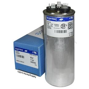 ترين/المعيار الأمريكي CPT669 CPT00669-45 + 7.5 فائق التوهج MFD 440 فولت VAC Genteq استبدال مكثف مزدوج التشغيل in Kuwait