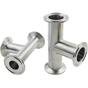 1 قطعة 1.5 "ثلاثي المشبك والأنابيب OD 1-1/4" متساوية المحملة تركيب الأنابيب المتوافقة SS304 الفولاذ المقاوم للصدأ IHNIEAEW in Kuwait
