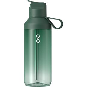 Ocean Bottle GO Clear 24 oz | Reusable Tritan Water Bottle | Lightweight & Durable | BPA-Free with Straw Lid | Sustainable, Eco-Friendly & Funds Ocean Plastic Collection (Obsidian Black) in Saudi Arabia