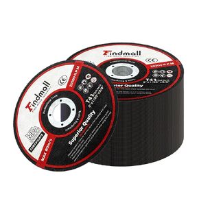 قرص قطع Findmall 50 قطعة 3 × 1/32 × 3/8 بوصة، دقة عالية، للحديد والاستيل والفولاذ المقاوم للصدأ، مناسب لطاحونة الزوايا in Kuwait