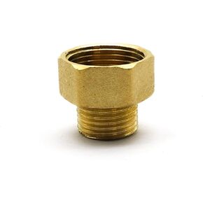1/8" 1/4" 3/8" 1/2" Male to Female Thread Brass Pipe Connectors Brass Coupler Adapter Threaded Fitting(M4 To F6) in Kuwait