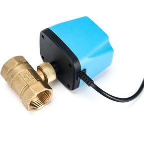 1/2" 3/4" 1" 2" Normally Closed Motorized Ball Valve 220V 12V 24V 2-Wire Brass Electric Ball Valve Replace Solenoid Valve(12VDC-Closed) in Kuwait
