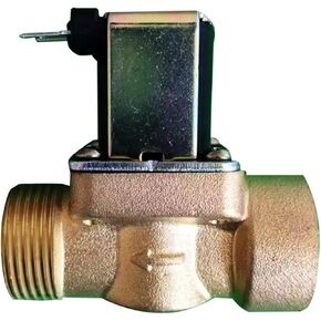 3/4'' Male to Female Normally Closed Electric Brass Solenoid Valve Magnetic Switch DC 12V 24V AC 110V 220V Solar Hot Water Valve(220V) in Kuwait