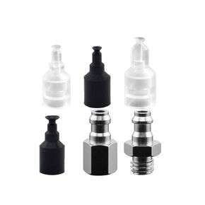 1 قطعة ZPL-2A/2B/3/4A/4B M4 M5 M6 فوهة هواء معدنية صغيرة أبيض سيليكون أسود NBR لينة كوب شفاط المكنسة الكهربائية مصاصة (ZPL-2B أسود) in Kuwait