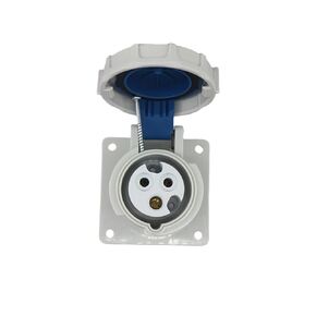 IP67 Waterproof and Flame-Retardant Industrial Concealed Socket 3-core 16A Single-Phase Three Wire 220V JH3132 in Kuwait