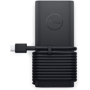 ديل شاحن لاب توب USB نوع سي رفيع - محول طاقة نوع سي 130 واط، سلك 1 متر، مكونات او اي ام - اسود in Kuwait
