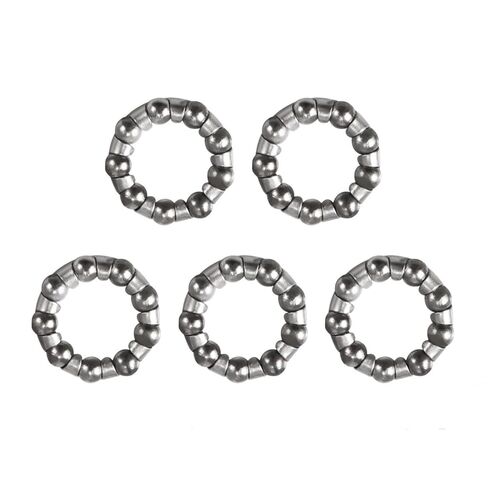 5Pcs Stainless Steel Bicycle Crank Ball Bearing 1/4in x 9 Balls Bike Axle Wheel Ball Frame Parts new in Kuwait