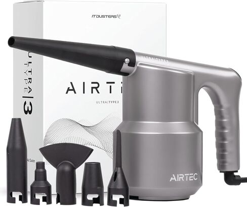 IT Dusters AirTec Ultra Electric Air Duster Blower for PC, Laptop, Console, Electronics and Home Cleaning, Environmental Alternative to Spray air can Duster Keyboard Cleaner (Type 3) in Saudi Arabia