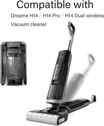 خزان مياه نظيف متوافق مع Dreame H14 / H14 Pro / H14 قطع غيار مجموعة ملحقات خزان المياه النظيفة اللاسلكية المزدوجة الرطبة (الإصدار بدون تلامس) in Kuwait