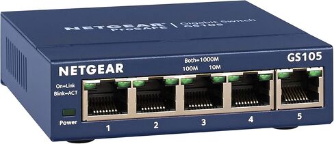 محول NETGEAR 16-Port Gigabit Ethernet غير مُدار (GS116NA) - سطح المكتب أو الحائط، وحماية محدودة مدى الحياة in Saudi Arabia