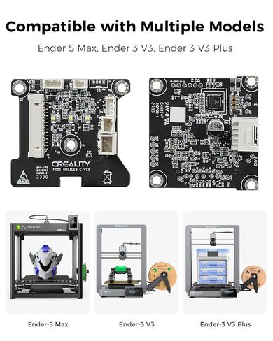 لوحة محول Creality الرسمية Ender 5 Max Hotend، OEM Hotend PCB Nozzle محول لوحة استبدال رأس الأدوات لوحة PCBA لـ Ender 5 Max، Ender 3 V3، Ender 3 V3 Plus in Kuwait
