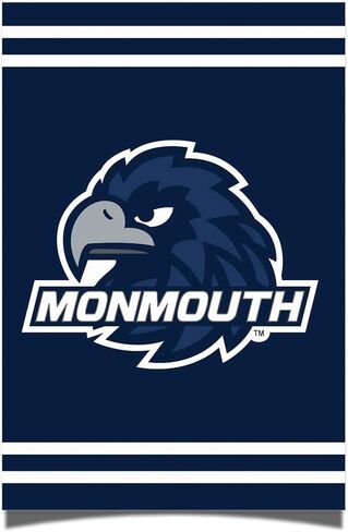 Desert Cactus Monmouth University Poster Hawks 11 x 17 Inch Room Office Décor Decoration Official Fan Gear (11x17,Version 3) in Kuwait