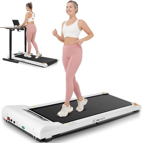 ANCHEER Walking Pad 3.0HP Under Desk Treadmill 300lbs Weight Capacity with Remote Control, Compact Electric Treadmills for Home/Gym/Office with LED Screen, Ultra-Quiet, Installation-Free in Saudi Arabia