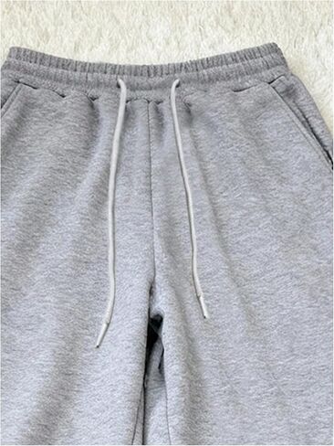 SHENHE Men's Baggy Sweatpants Wide Leg Open Bottom Drawstring Workout Lounge Casual Sweat Pants in Saudi Arabia