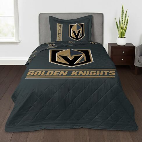 بطانية رمي مبطنة من Northwest NHL مع غطاء سرير، فراش ناعم ومريح، لجميع المواسم، 60 × 80 بوصة in Kuwait