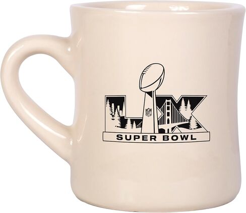 FANMATS NFL Seattle Seahawks Super Bowl 60 Champions 12 oz Diner Mug – Super Bowl 60 Design, 12 Fluid Ounce Ceramic Coffee Cup in Kuwait
