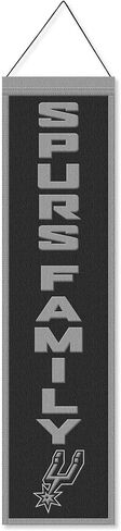 WinCraft San Antonio Spurs Spurs Family 8x32 Inch Vertical Wool Embroidered Hanging Banner in Kuwait
