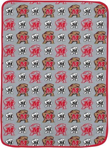 بطانية بشعار Pegasus Sports NCAA Maryland Terrapins كبيرة الحجم ومريحة للغاية in Kuwait