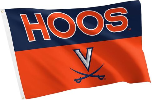 Desert Cactus University of Virginia Flag - 3 x 5 Feet Cavaliers UVA Wahoos Banner, Indoor/Outdoor Durable Fabric Display (Style I1) in Kuwait