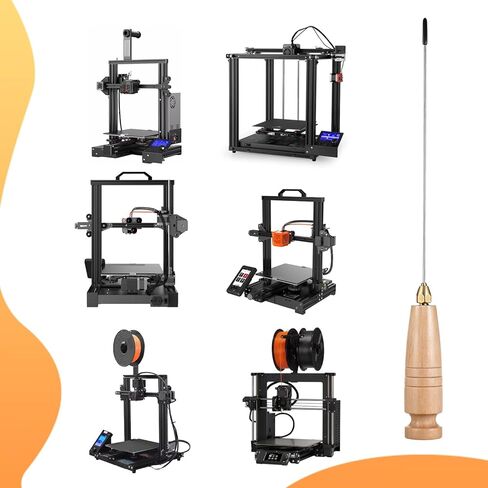 3D Printer Cleaning Filament Clog Tool Poke Pin Pusher Diameter 1.6mm, Length 160mm 3D Printer Nozzle Cleaning Kit for Printing Clogged Extruder, Hotend, Heatsink, Throats, Nozzles in Kuwait