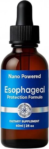 قطرات المريء التي تعمل بالنانو، مكونات غير معدلة وراثيًا، خالية من الغلوتين والصويا. صديق للنباتيين، 2 فلوريدا. أوقية. (60 مل) in Kuwait