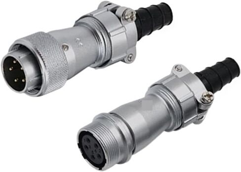 WF20 Double Pressure Plate Cable Aviation Connector Socket Industrial 12-Pin Waterproof(Dockingdouble-platecablesocket9-core) in Kuwait