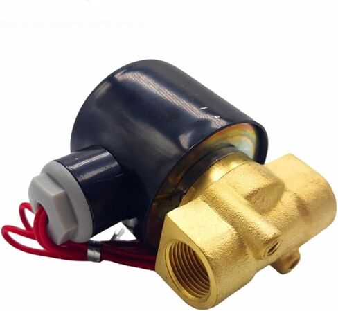 Solenoid Valve Normally Closed Brass DN06/08/10/15/20/25 1/4" 3/8" 1/2" 3/4" 1" 12V 220V 24v(G-12V-ALUMINUM Alloy) in Saudi Arabia
