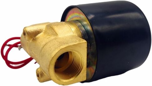 Solenoid Valve Normally Closed Brass DN06/08/10/15/20/25 1/4" 3/8" 1/2" 3/4" 1" 12V 220V 24v(G-12V-ALUMINUM Alloy) in Saudi Arabia
