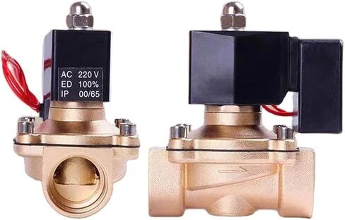 3/4" Brass Non-Hot Normally Closed Solenoid Valve 220V 12V 24V Solenoid Valve for Long-time Working(AC220) in Kuwait