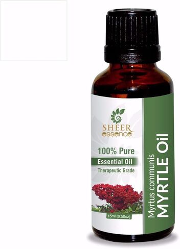 Myrtle Oil -(Myrtus Communis)- Essential Oil 100% Pure Natural Undiluted Uncut Therapeutic Grade Oil 0.51 Fl.OZ in Kuwait