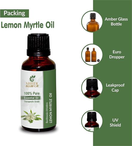 Myrtle Oil -(Myrtus Communis)- Essential Oil 100% Pure Natural Undiluted Uncut Therapeutic Grade Oil 0.51 Fl.OZ in Kuwait