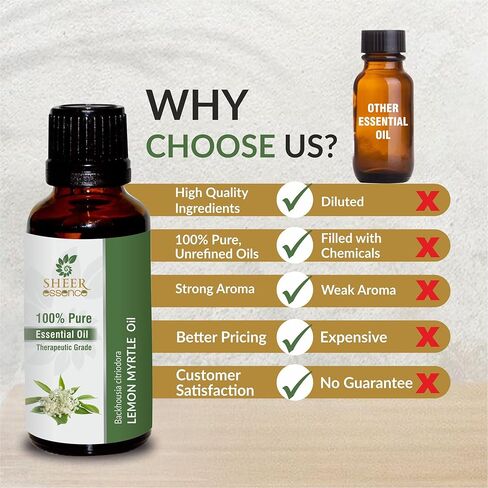 Myrtle Oil -(Myrtus Communis)- Essential Oil 100% Pure Natural Undiluted Uncut Therapeutic Grade Oil 0.51 Fl.OZ in Kuwait