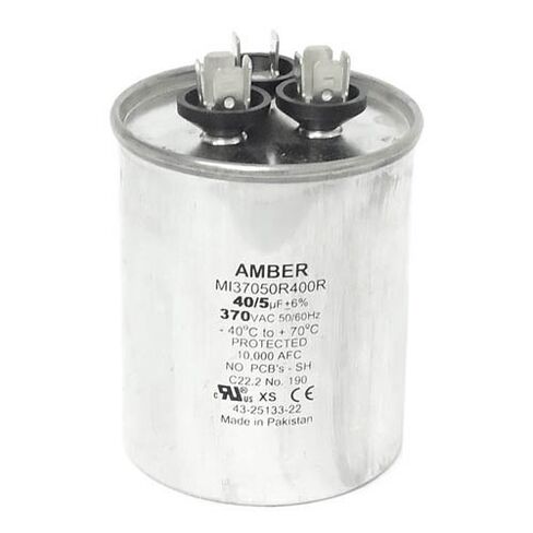 43-25133-22 -Rheem OEM مكثف تشغيل مزدوج بديل دائري 40 + 5 فائق التوهج / MFD 370 فولت in Kuwait