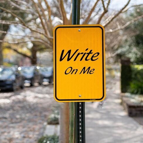T&R (2 Pack) Large Yellow Blank Metal Sign, 18" x 12" Engineer Grade Reflective Sheeting, Rust Free Aluminum, Weather Resistant, Waterproof, Fade Resistant, 2 Pre-drilled Holes in Kuwait