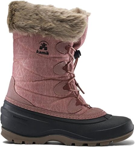 Kamik Momentum 3 Snow Boots for Women, Insulated + Thermal, HEAT-MX, Seam Sealed Waterproof, Moss - 9 in Saudi Arabia