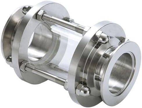KF16 Vacuum Sight Glass Flange Tri Clamp Stainless Steel SS304 Flange 30 40mm Pipeline observation window IHNIEAEW in Kuwait
