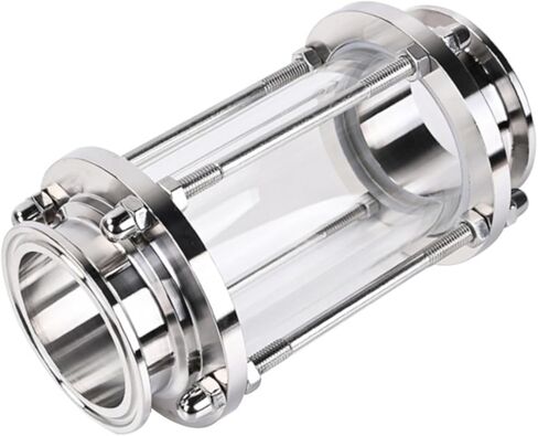 1.5" Tri Clamp Flow Sight Glass Diopter Pipe OD 38mm For Home Brew Diary Product 304 Stainless Steel Fitting IHNIEAEW in Kuwait